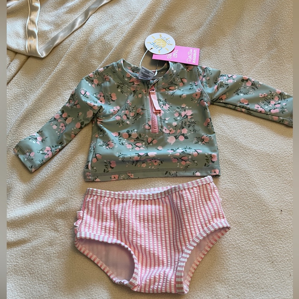 Ruffle Butts Bathing suit 6m nwt
